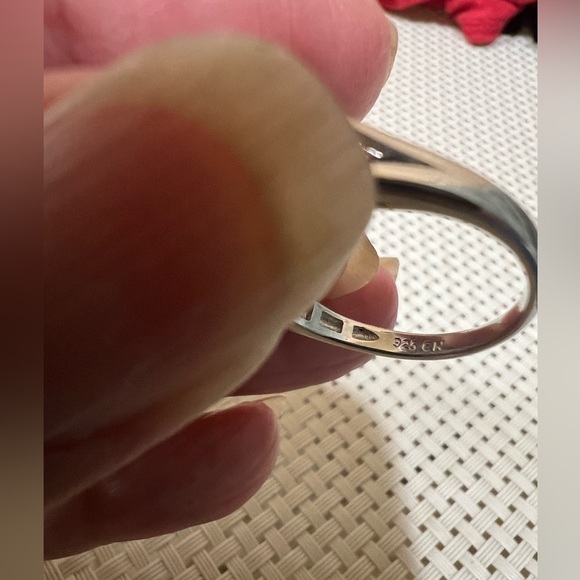 NWOT Cote D’Argent Vintage Estate FZN CZ .925 Sterling Cocktail Chunky Ring - Picture 9 of 12